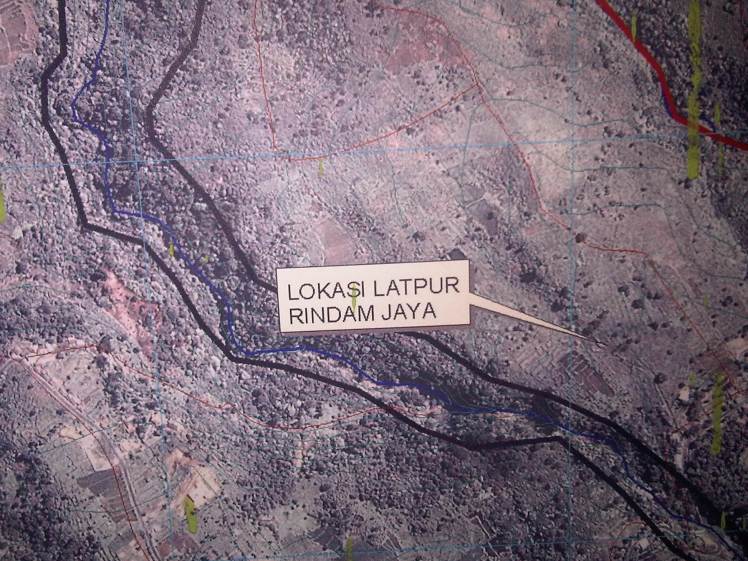 peta Lokasi Latpur rindam Jaya